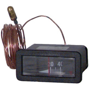 Termometro rettangolare 0°C -120°C L2,5- DIFF pour De Dietrich Chappée - S17007062