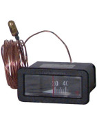Termometro rettangolare 0°C -120°C L2,5- DIFF pour De Dietrich Chappée - S17007062