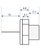 Sonda NTC sanitaria- DIFF pour Vaillant - 252805