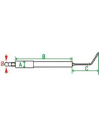 Gruppo elettrodi con cavo C28/34- DIFF pour Cuenod - 145905