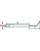 Elettrodo di rilevazione p/C7- DIFF pour Cuenod - 145766 Elettrodo di rilevazione p/C7- DIFF pour Cuenod - 145766