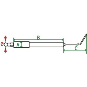 Gruppo elettrodi AZ3- DIFF pour Joannes - 203500+204513