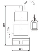 Pompa sommergibile Prima Waste- WILO - 4168022 Pompa sommergibile Prima Waste- WILO - 4168022