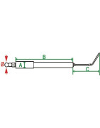 Elettrodo specifico BE1.0 tipo 4- DIFF pour Buderus - 63008653 Elettrodo specifico BE1.0 tipo 4- DIFF pour Buderus - 63008653