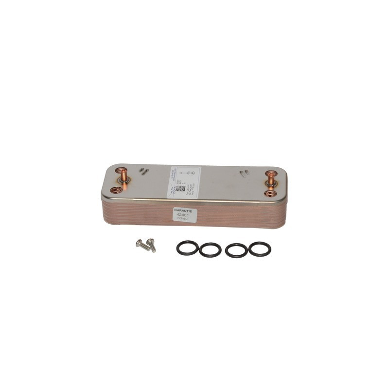 Scambiatore secondario 14 piastre- DIFF pour De Dietrich Chappée - 7672687