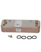 Scambiatore secondario 14 piastre- DIFF pour De Dietrich Chappée - 7672687