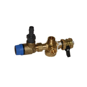 Blocco in ottone: valvola + scarico- DIFF pour Atlantic - 174439