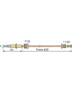 Termocoppia 750mm- DIFF pour AO Smith - Q335C 1023B Termocoppia 750mm- DIFF pour AO Smith - Q335C 1023B