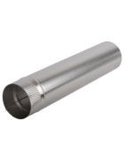 Condotto alluminio Ø125mm x 1,00m- ISOTIP JONCOUX - 011012