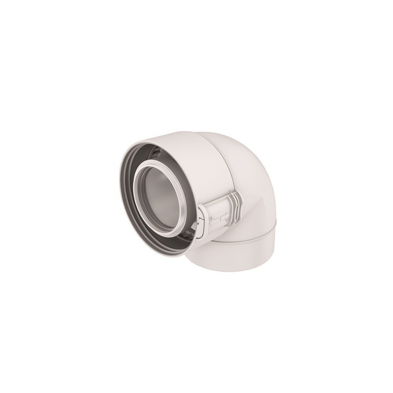 Gomito 87° PPTL/PVC bianco UBBINK 227520- UBBINK - 229520