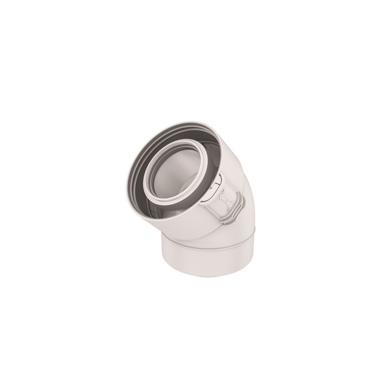 Gomito 45° condensazione gasolio/gas- UBBINK - 229200  - (X2)