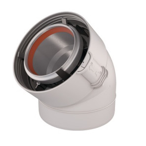 Gomito 45° gas- UBBINK - 227201  - (X2)