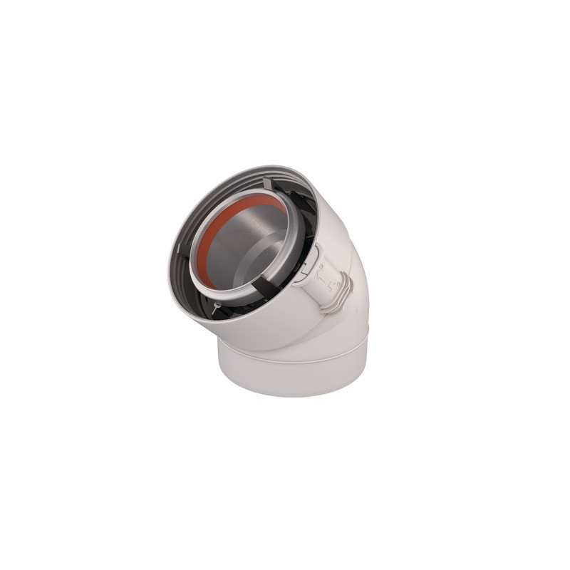 Gomito 45° gas- UBBINK - 227201  - (X2)
