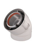 Gomito 45° gas- UBBINK - 227201  - (X2)