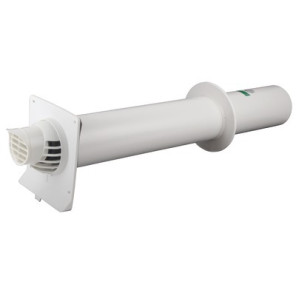 Terminale orizzontale bianco- UBBINK - 229100