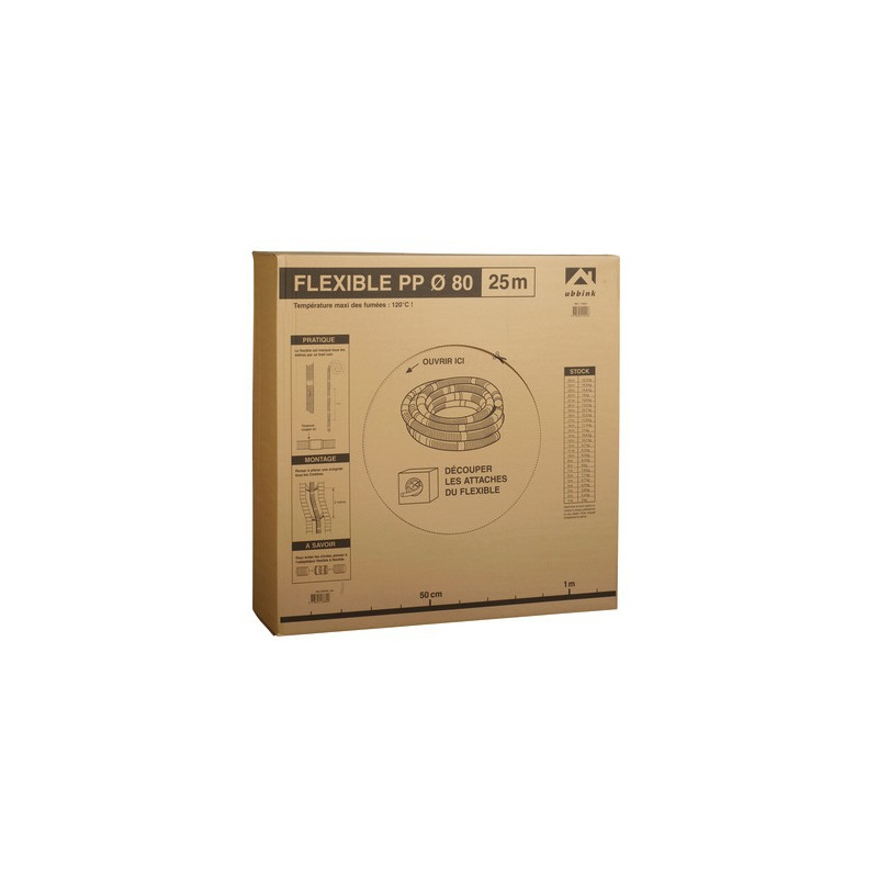 Condotto diametro 80 PPTL flessibile- UBBINK - 330054  - (X50)