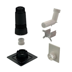 Kit RENOLUX Ø60 noir de système non étanche C3 C9- UBBINK - 184426