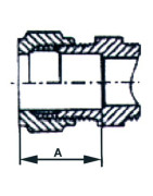 Raccordo a ogiva diritto F3/8 x tubo 8mm- DIFF - 601607  - (X2)
