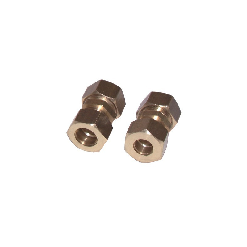 Raccordo a ogiva diritto F3/8 x tubo 10mm- DIFF - 601608  - (X2)