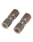 Raccordo ad anello diritto tubo 12mm x tubo 12mm- DIFF - 602869  - (X2)