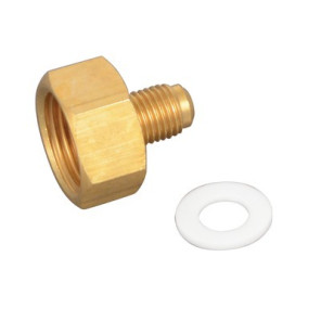 Raccordo flare adattatore M1/4''xF18x150- DIFF - 609002