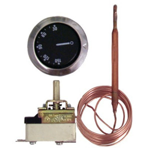 Termostato regolazione acqua a bulbo AB 224 L TU-F 30/90°- DIFF - 703411
