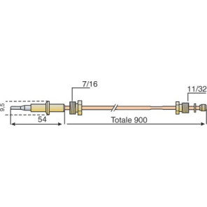 Termocoppia specifica- HONEYWELL HOME - Q309A 2747B