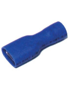Terminale PTFE femmina isolato Ø 6.35- DIFF - 802128  - (X50)
