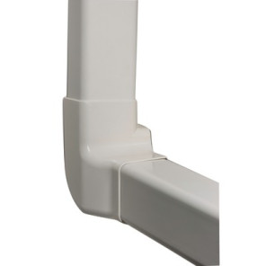 Angolo verticale sinistro 80x60 bianco crema 9001- DIFF - 806310