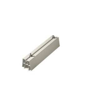 Supporto a terra plastica bianca 450x80x80 con 4 viti- DIFF - 806335  - (X2)