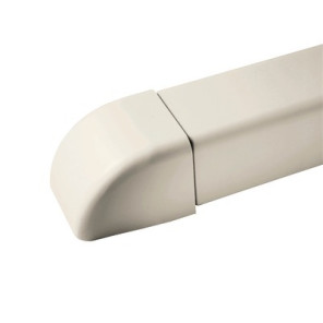 Tappo terminale 110x75 RAL 9010- DIFF - 806368  - (X6)