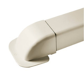Curva a muro 110x75 RAL 9010- DIFF - 806372  - (X4)