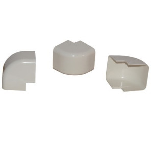 Angolo esterno 60x80 bianco RAL9001- DIFF - 807707  - (X9)