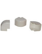 Angolo esterno 60x80 bianco RAL9001- DIFF - 807707  - (X9)