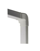 Angolo verticale diritto 60x80 bianco RAL9001- DIFF - 807715  - (X4)