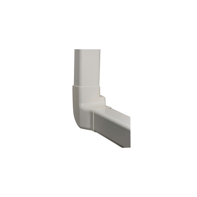 Angolo verticale sinistro 60x80 bianco RAL9001- DIFF - 807717  - (X4)