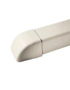 Curva a muro 60x80 bianco RAL9001- DIFF - 807729  - (X9)