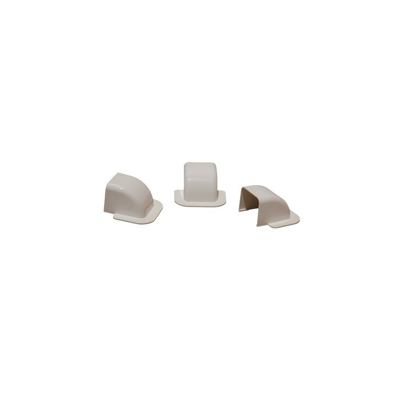 Curva passaggio a muro 60x80 bianco RAL9010- DIFF - 807734  - (X6)