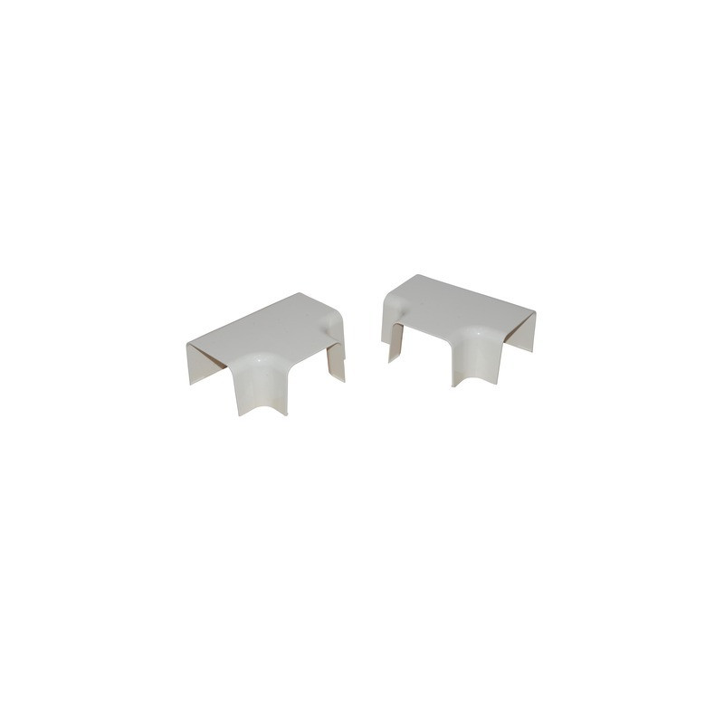 Té de derivation 110x75 blanc pur 9010- DIFF - 807752  - (X2)