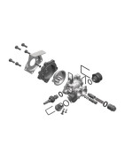Robinet d´eau (Membrane ovale) (noir)- BOSCH - 8738728064