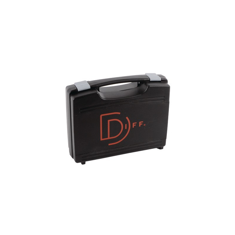 Valigetta nera con 2 spugne 363x307x121- DIFF - 901660