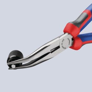 Pinza per meccanica con becchi mezzotondi - Becco di cicogna a 40°- KNIPEX - 26 22 200