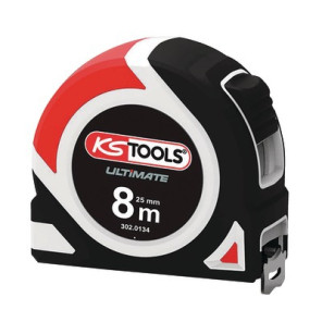 Mètre à ruban Bi-matière ULTIMATE 8mx25 mm- KS TOOLS - 302.0134