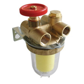Filtro gasolio 2 condotti con valvola d'arresto- OVENTROP - 2120261+2127500