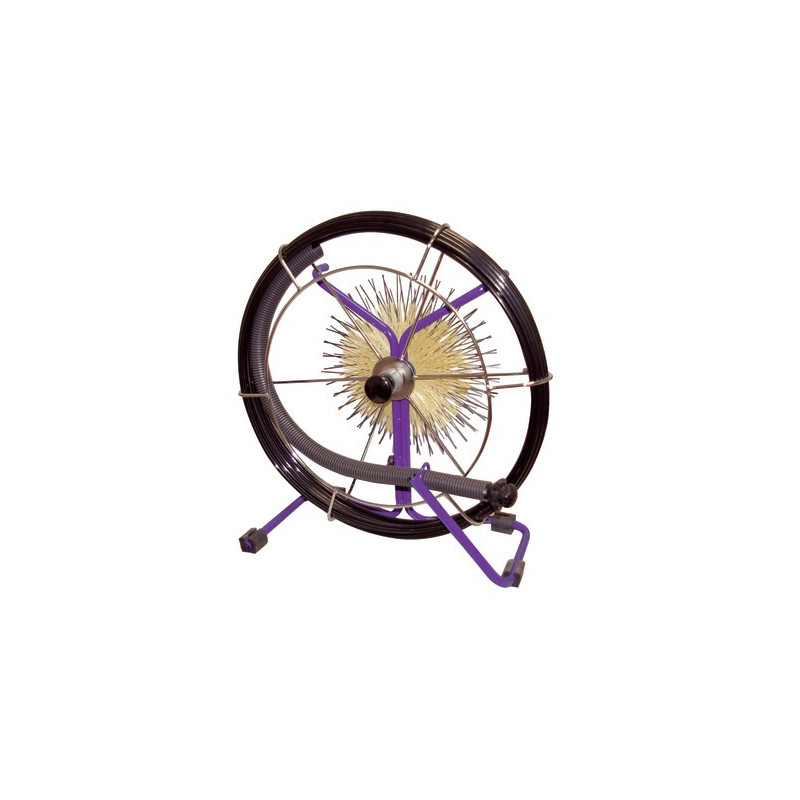 Asta su avvolgitore 20 m con spazzola- DIFF - 904329