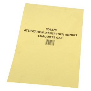 25 plichi di attestazioni gas- DIFF - 904378