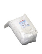 Pacco di strofinacci in cotone bianco 1 kg- ISOCLEAR - 904717