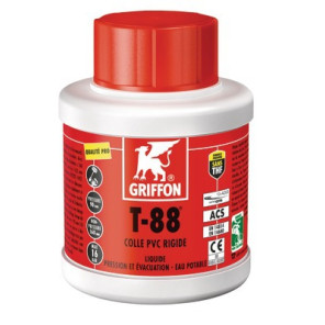 T-88 colla PVC liquida speciale acqua potabile 250ml- GRIFFON - 6302439