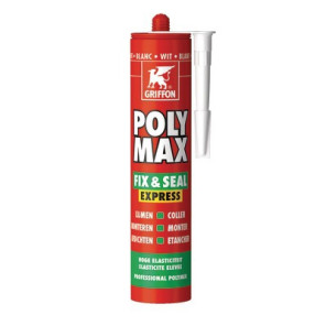 POLY MAX® FIX&SEAL EXPRESS - Cartuccia 300g grigio- GRIFFON - 6307750