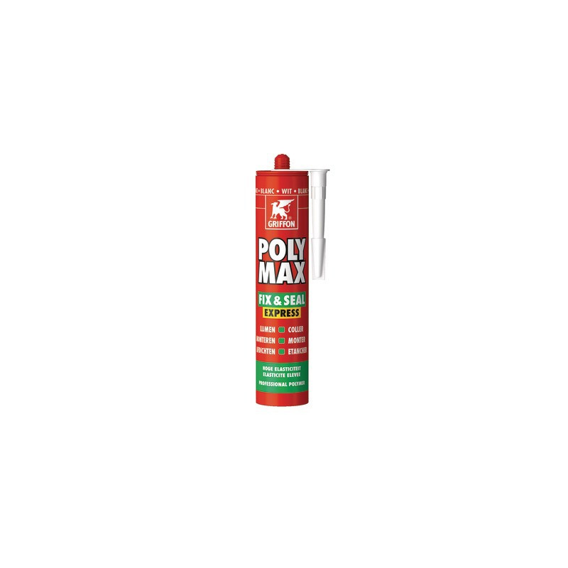 POLY MAX® FIX&SEAL EXPRESS - Cartuccia 300g grigio- GRIFFON - 6307750